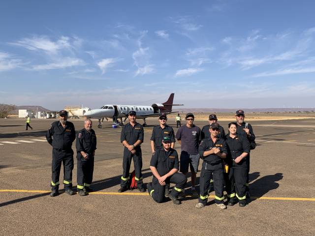 Local firefighters deployed to front line