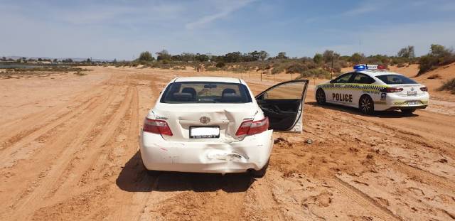 Port Augusta man causes two deliberate crashes at Back Beach