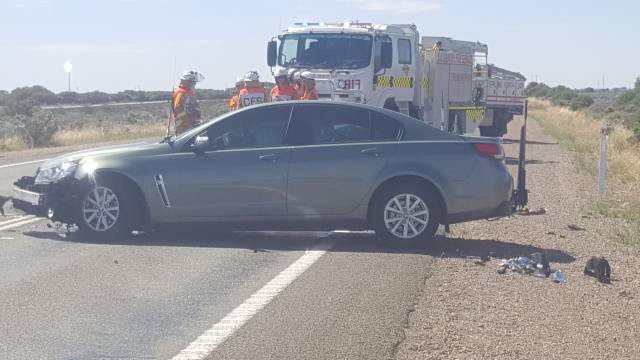 Two-car crash on Augusta Highway