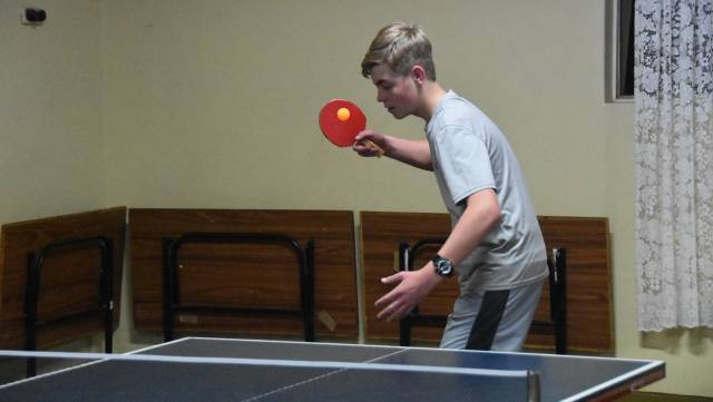 New location for table tennis