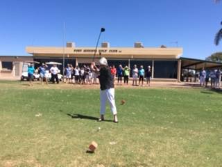 Port Augusta Ladies Golf Club tees off
