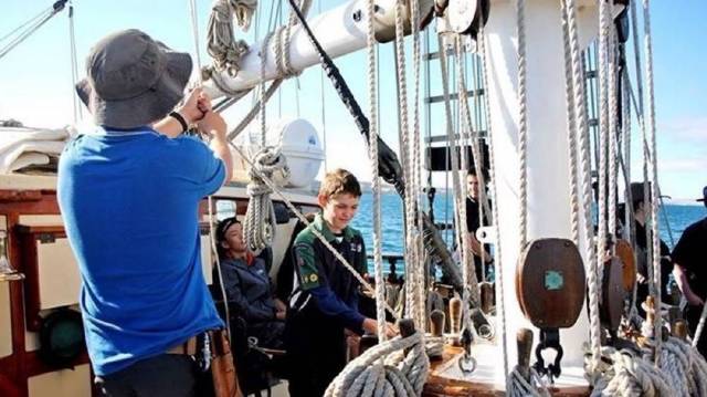 Scouts sail the ‘One & All’