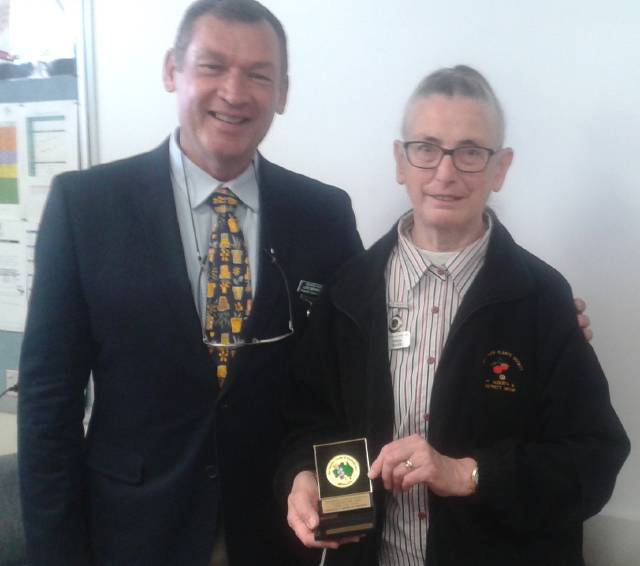 Shirley’s green thumb recognised with national medallion