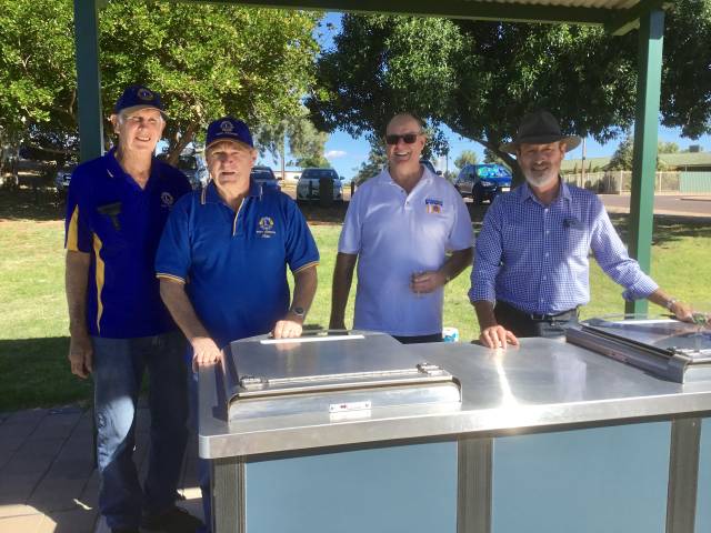 Lions Park gains new barbecue area