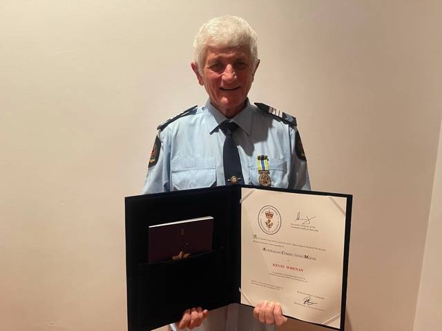 National honour for corrections officer
