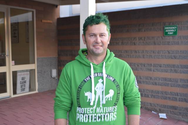 Tony is going green for a good cause