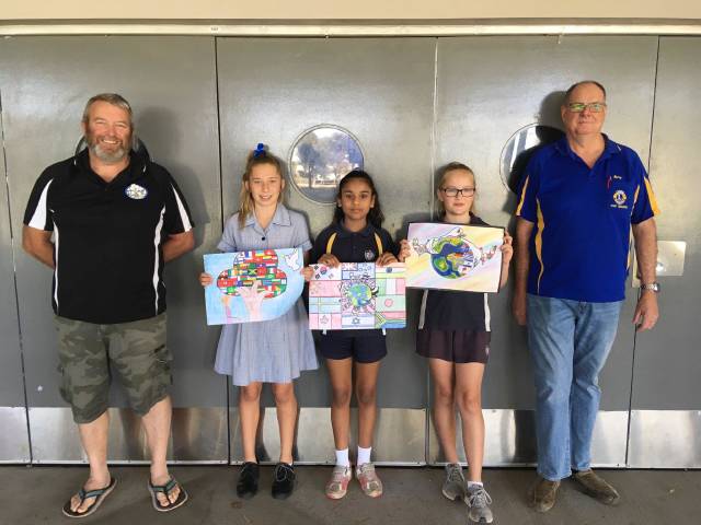 Lions celebrate peace poster winners