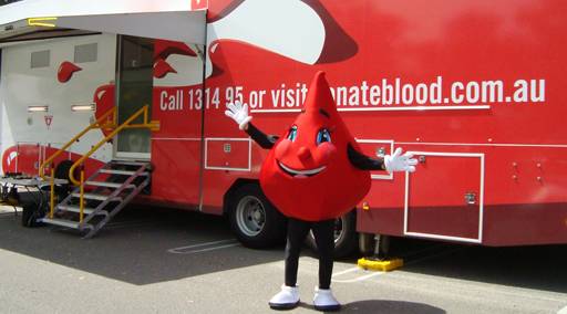 Blood drive in town