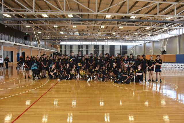 SAASTA Students rub shoulders with sporting elite