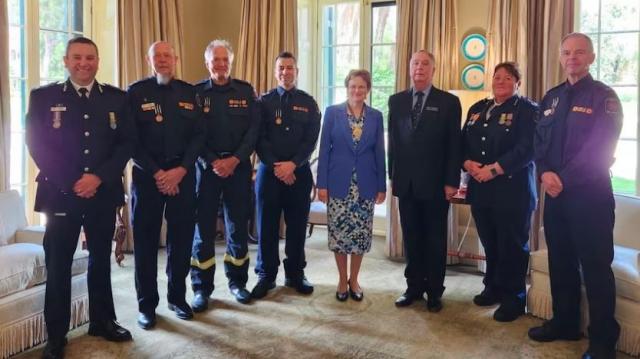 Port Augusta fire fighter receives bravery award