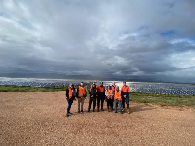 Council visit Bungala Solar Farm