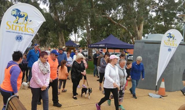 Port Augusta Lions Club stride along to raise Diabetes Awareness