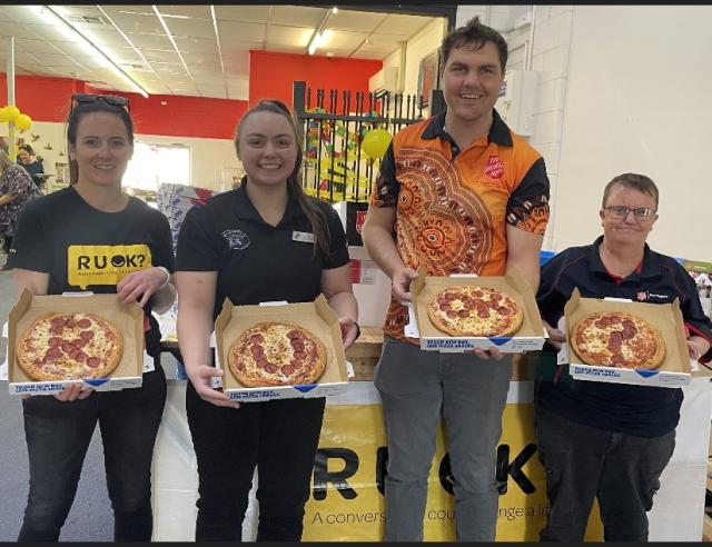 R U OKAY Day sees The Salvation Army share the love in Port Augusta