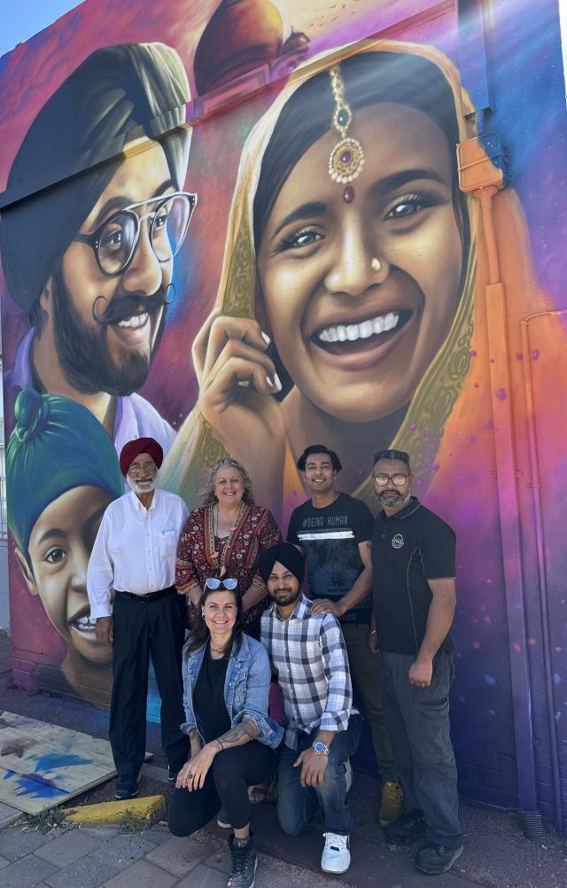 Mural showing one of Port August’s most heritage and vibrant communities unveiled
