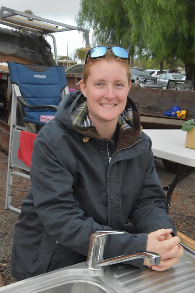 Locals and visitors at Stirling North Markets