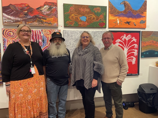 First Nations elders gather with community at morning tea