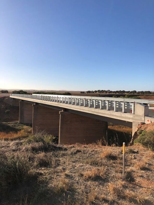 Pine Creek Bridge works complete in time for harvest