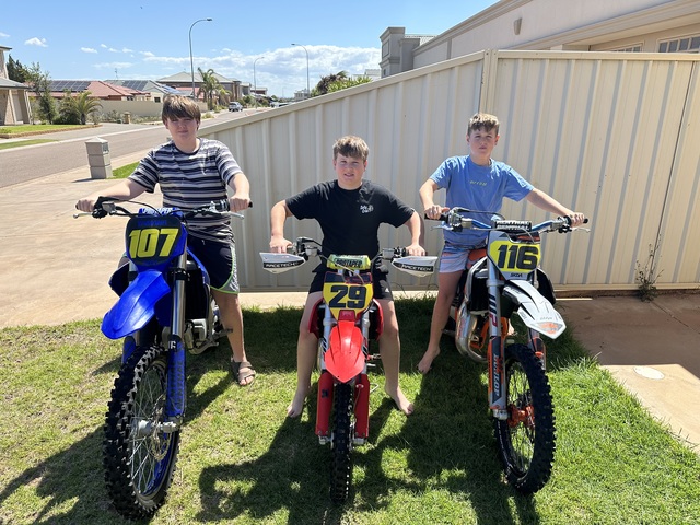 Motocross in Morgan trio’s blood