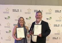 Golden double rises out of ruins