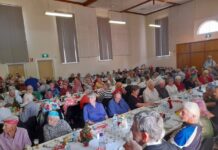 Quorn Christmas lunch for seniors