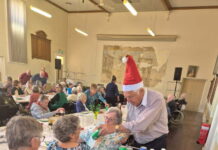 Seniors enjoy festive feast