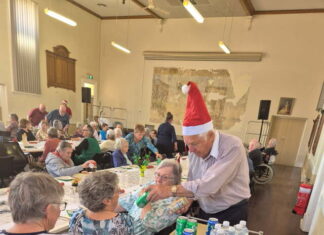 Seniors enjoy festive feast