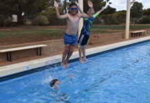 Rotary club pools a party