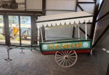 Ice cream cart restored