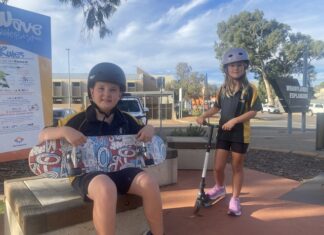 Skate park gets colourful