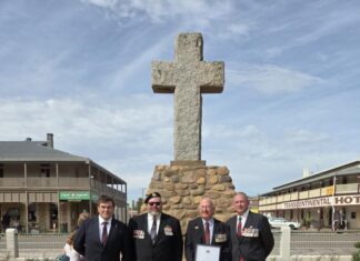 Honouring soldiers in the Flinders
